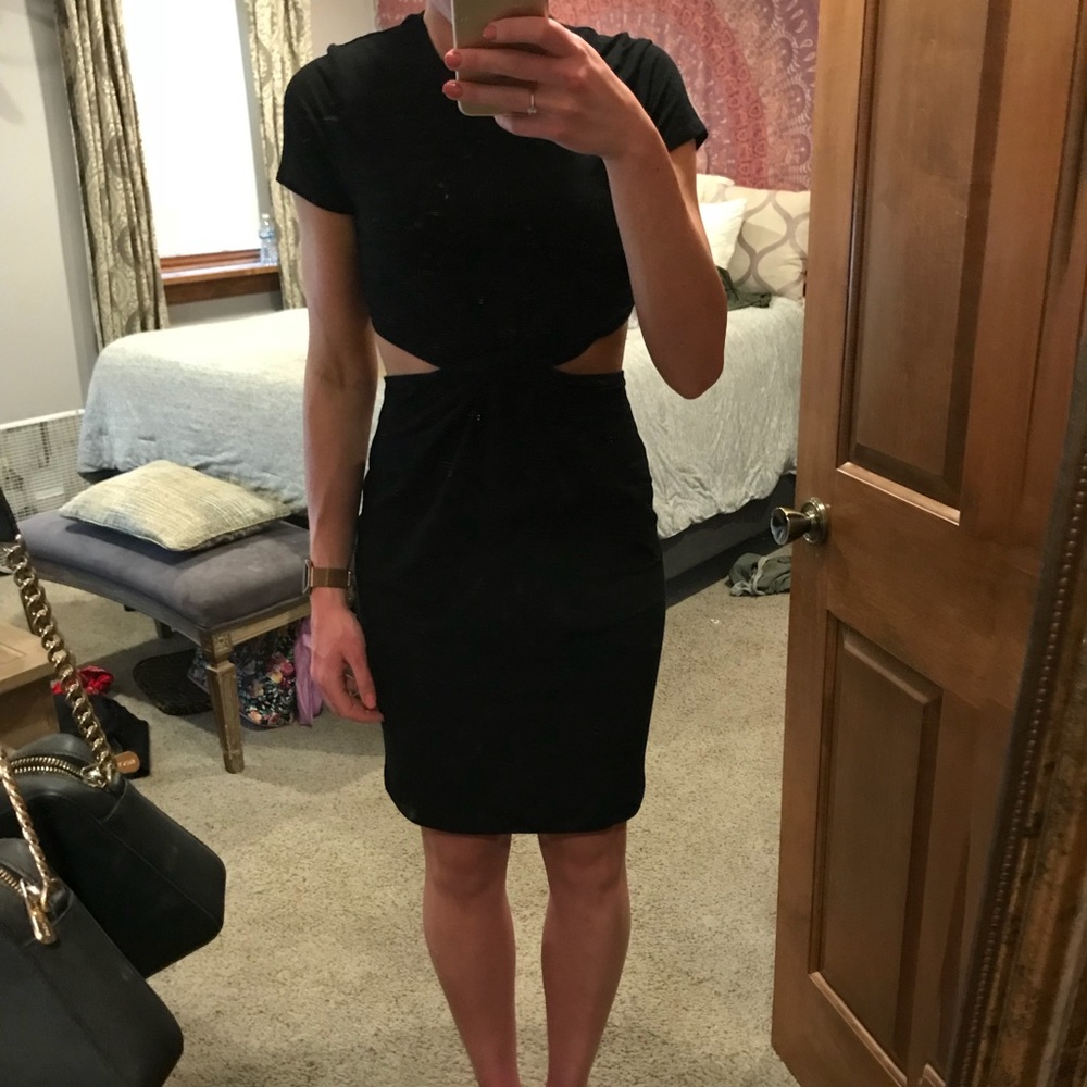 NWT abercrombie cut out dress